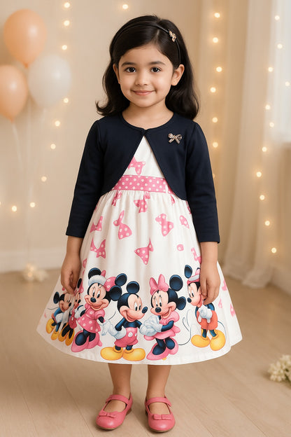Baby Girls Casual Wear Frock Dress at Wholesale Price