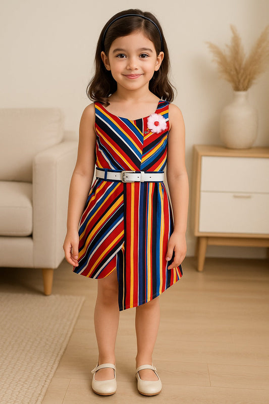 Wish Karo Baby Girls Frocks Dress for Girls-(csl308blu) - Wish Karo
