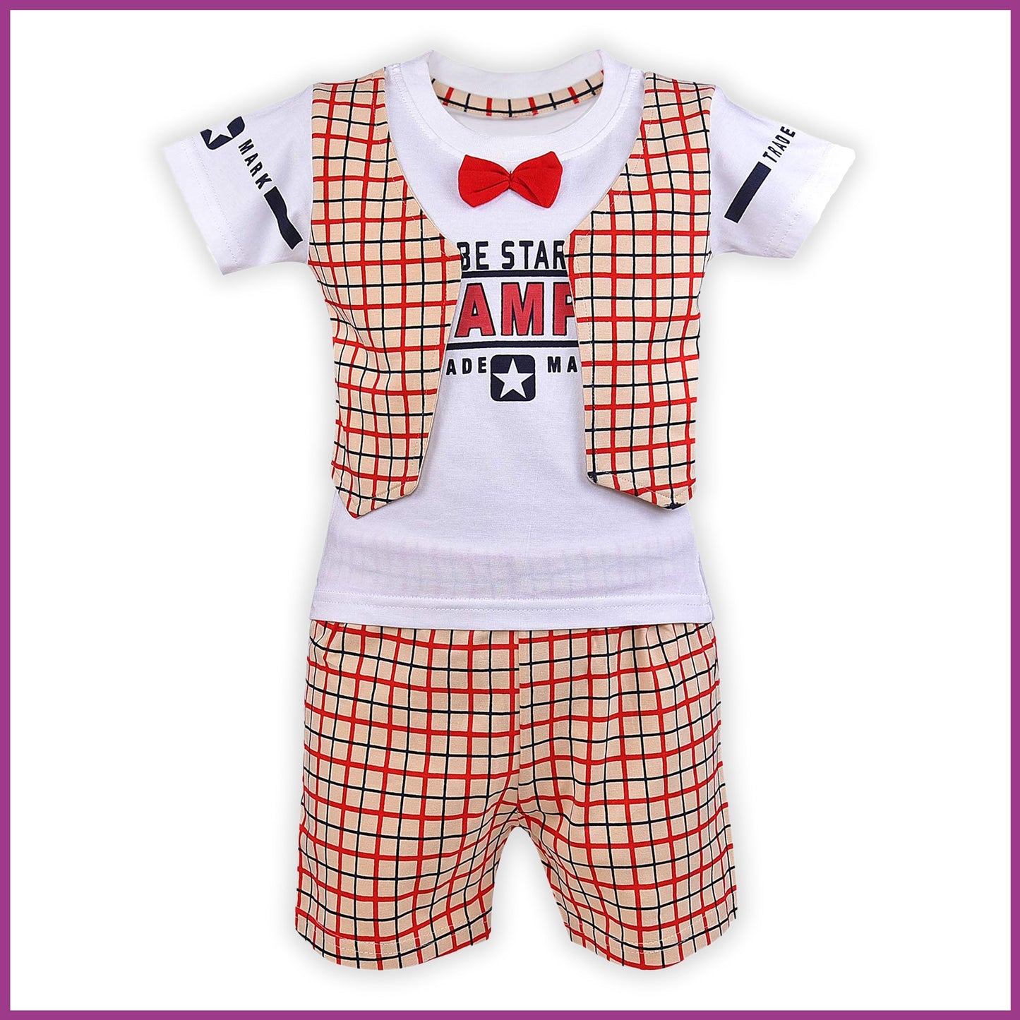 Unisex Clothing Sets for Boys & Baby Girls-(bt17rd)