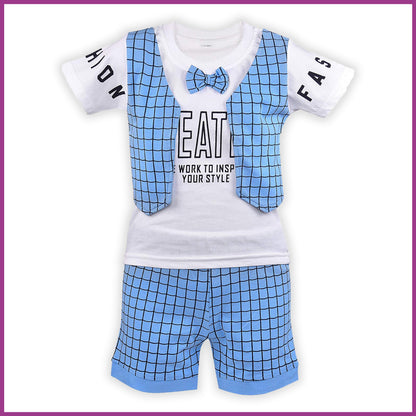 Unisex Clothing Sets for Boys & Baby Girls-(bt18blu)