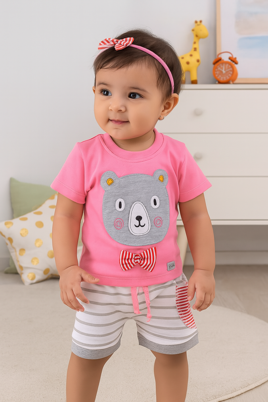 Unisex Clothing Sets for Boys & Baby Girls-(bt21pnk)