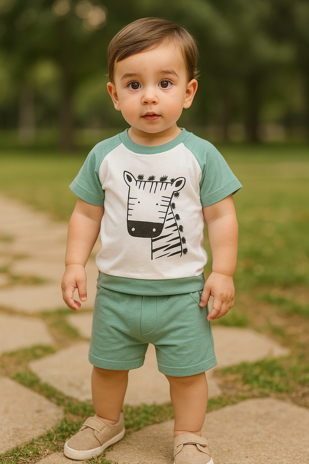 Unisex Clothing Sets for Boys & Baby Girls-(bt24grn)