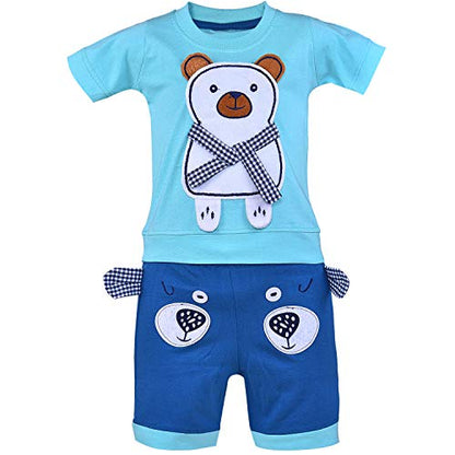 Unisex Clothing Sets for Baby - Boys Girls -(bt26blu)