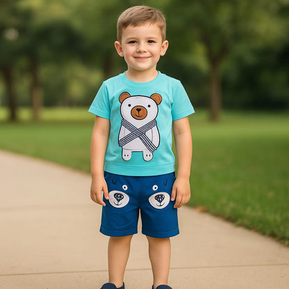 Unisex Clothing Sets for Baby - Boys Girls -(bt26blu)