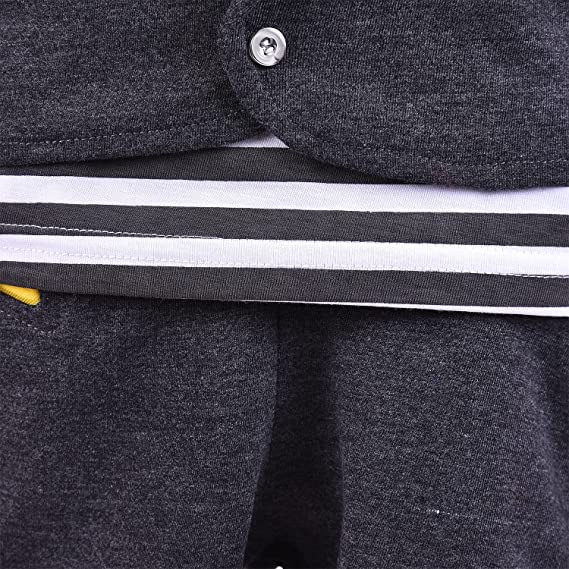 Baby Boys T-Shirt and Pant Clothing Set For Boys-(bt505gry)