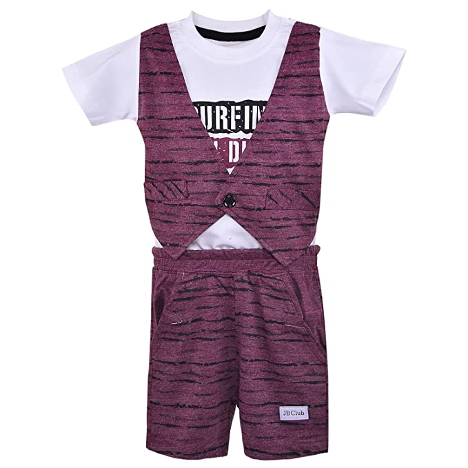 Baby Boys T-Shirt And Short For Boys-(bt507ppl)