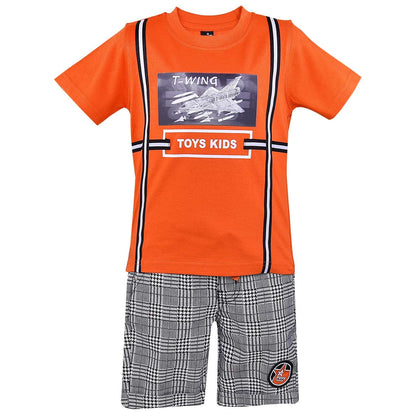 Clothing Set Boys T-Shirt and Short-(bt52org)