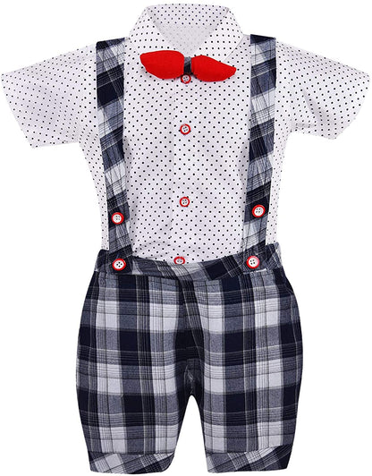 Baby Boys Dungaree Dress For Kids-(bt68rd)