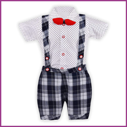 Baby Boys Dungaree Dress For Kids-(bt68rd)