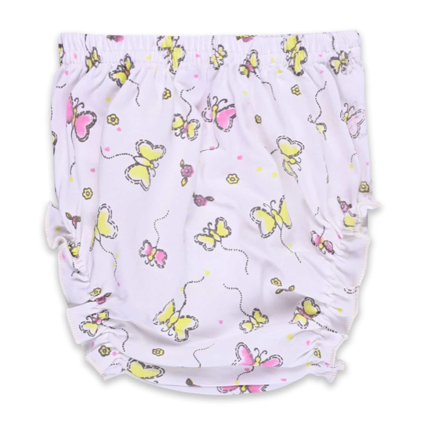 Girls Embroidered Cap sleeve frock dress comes with brief. bt727