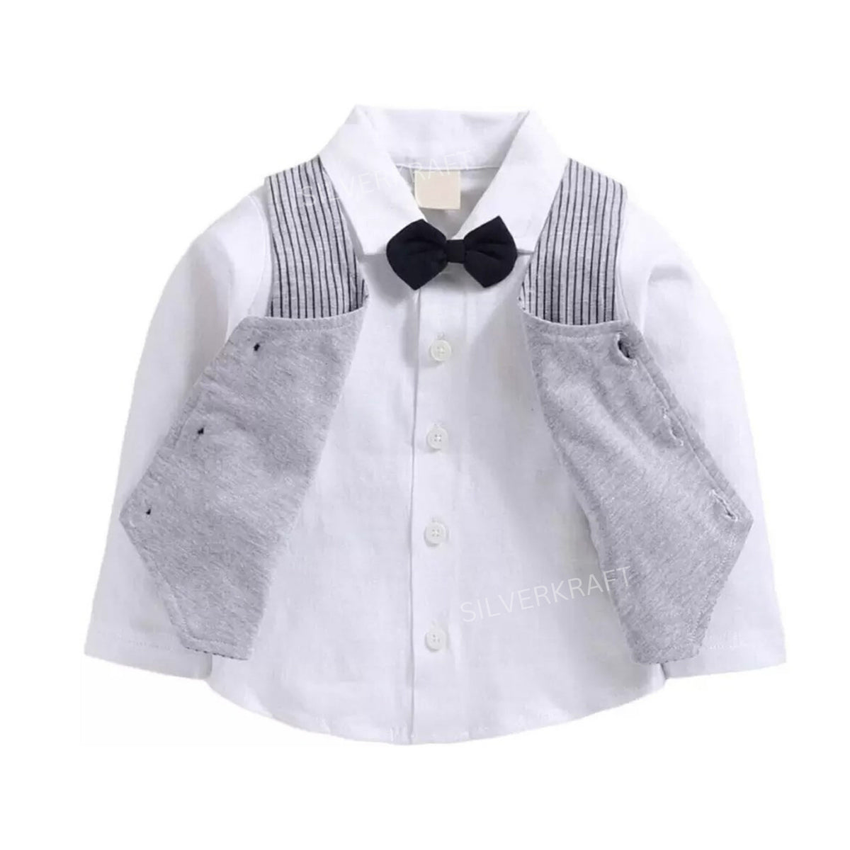Boys Striped Cotton Party wear - Wish Karo - photo 5