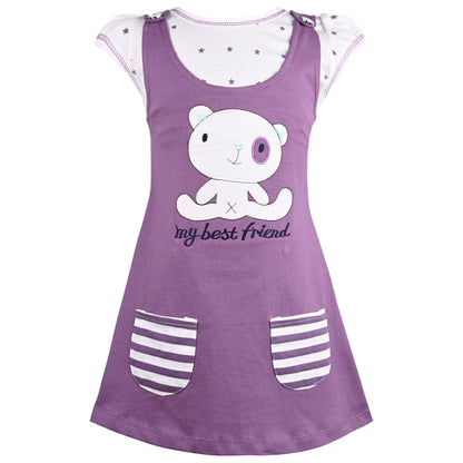 Baby Girls Casual Wear Frock Dress Wholesale | Bulk Daily Kids Wear