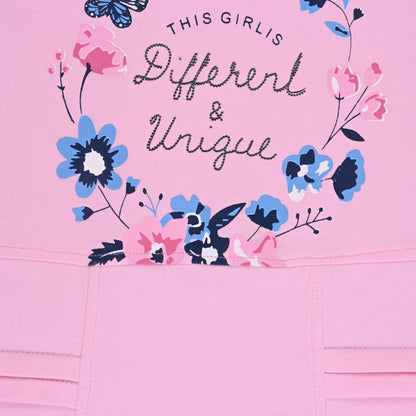 Girls Floral Printed Top and Pant bt793