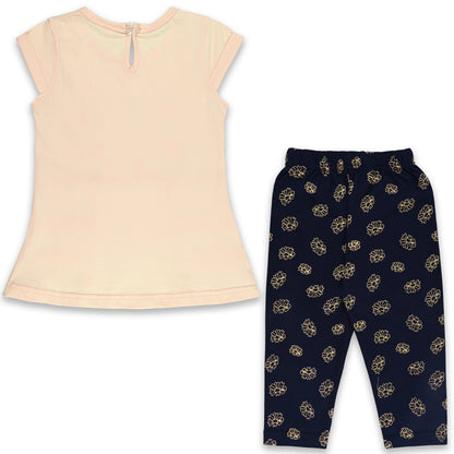 Girls Floral Printed Top and Pant bt793