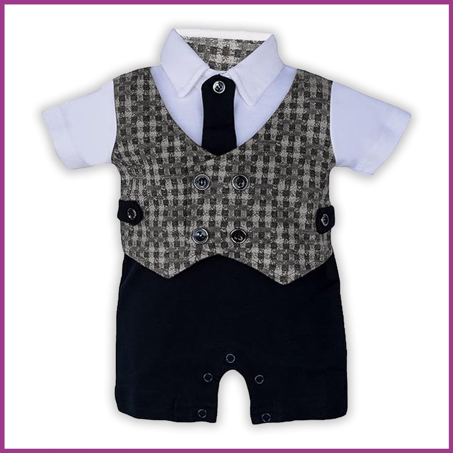 Boys Rompers For Kids-(bt82gry)