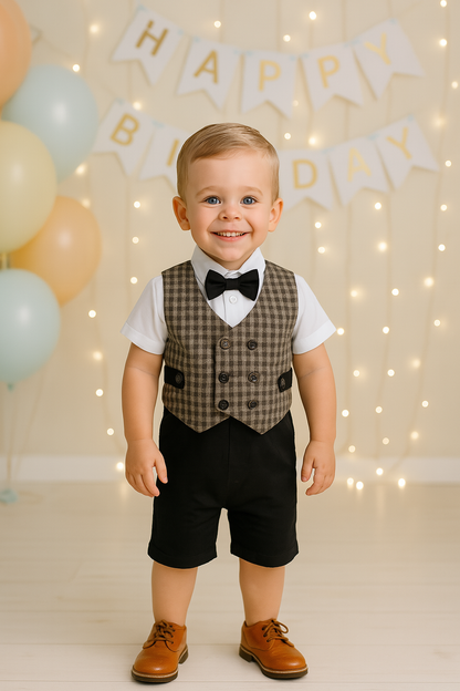 Boys Rompers For Kids-(bt82gry)