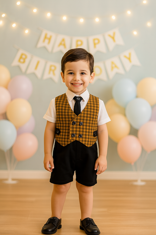 Wish Karo Boys Rompers For Kids-(bt82ylw) - Wish Karo - photo 1