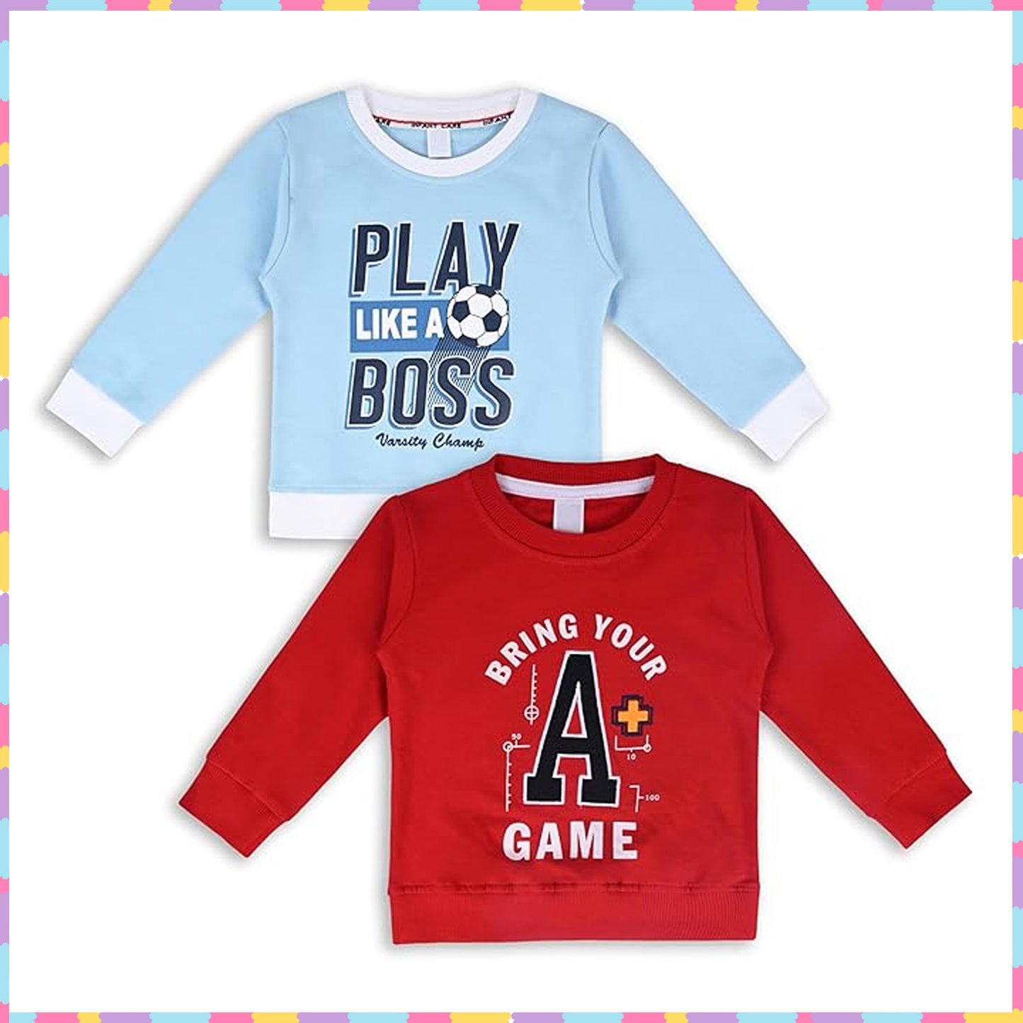Buy Unisex Cotton Sweatshirt Online | Best Sweatshirt for Boys | Buy two Kids Sweatshirts Under 599