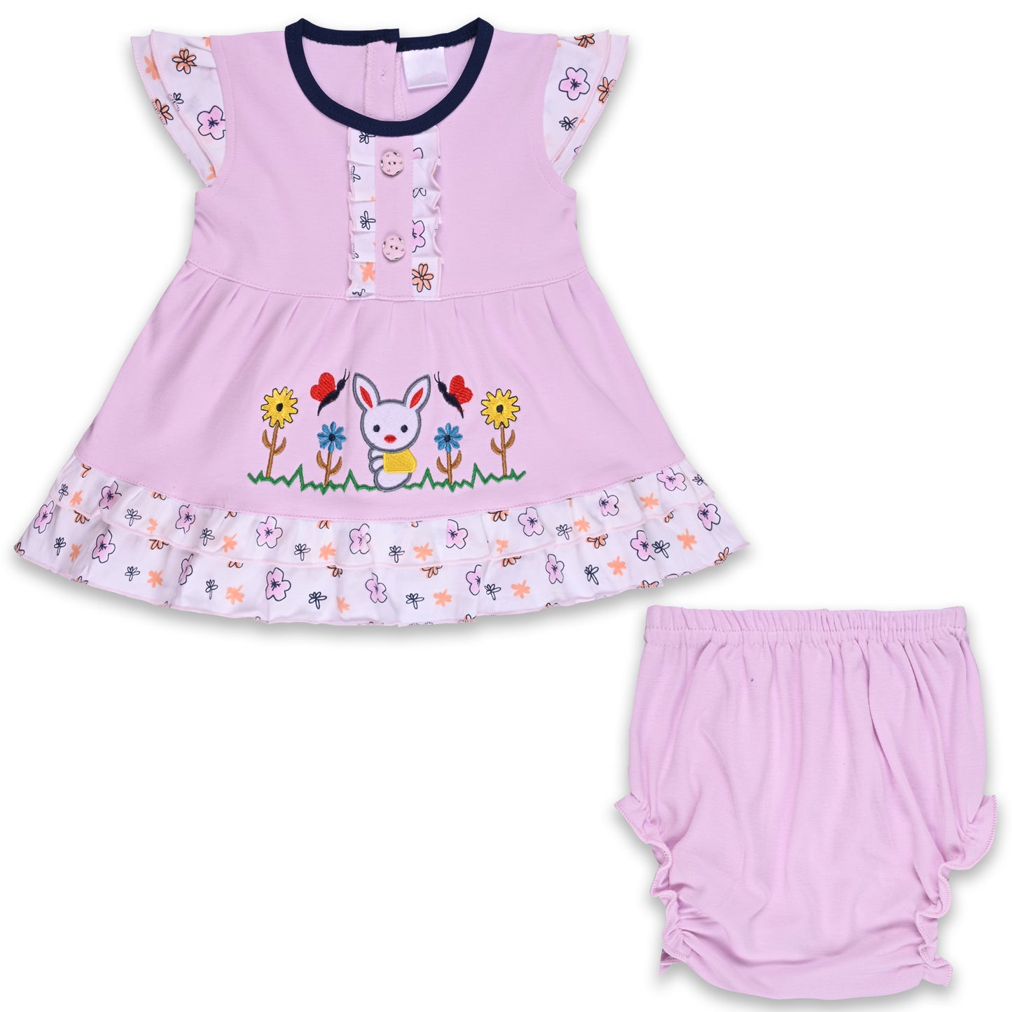 Baby Girls Casual Wear Frock Dress Wholesale | Bulk Daily Kids Wear