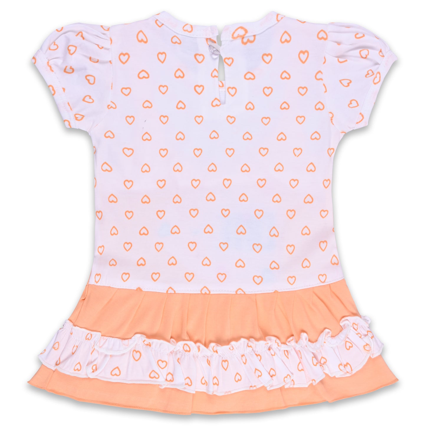 Baby Girls Printed A-Line Frock Dress With Brief bte755