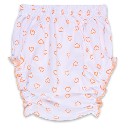 Baby Girls Printed A-Line Frock Dress With Brief bte755