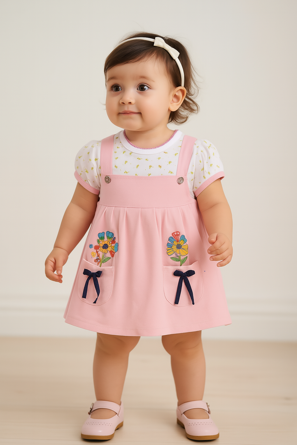 Baby Girls Casual Wear Frock Dress Wholesale | Bulk Daily Kids Wear