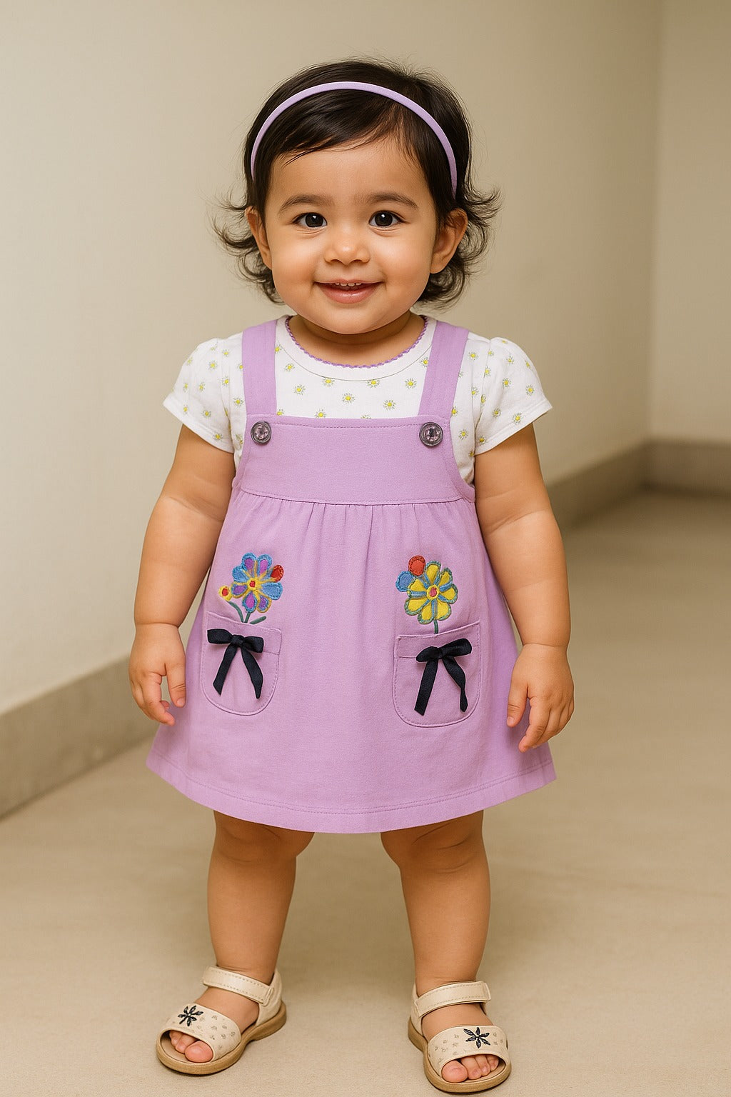 Baby Girls Casual Wear Frock Dress Wholesale | Bulk Daily Kids Wear