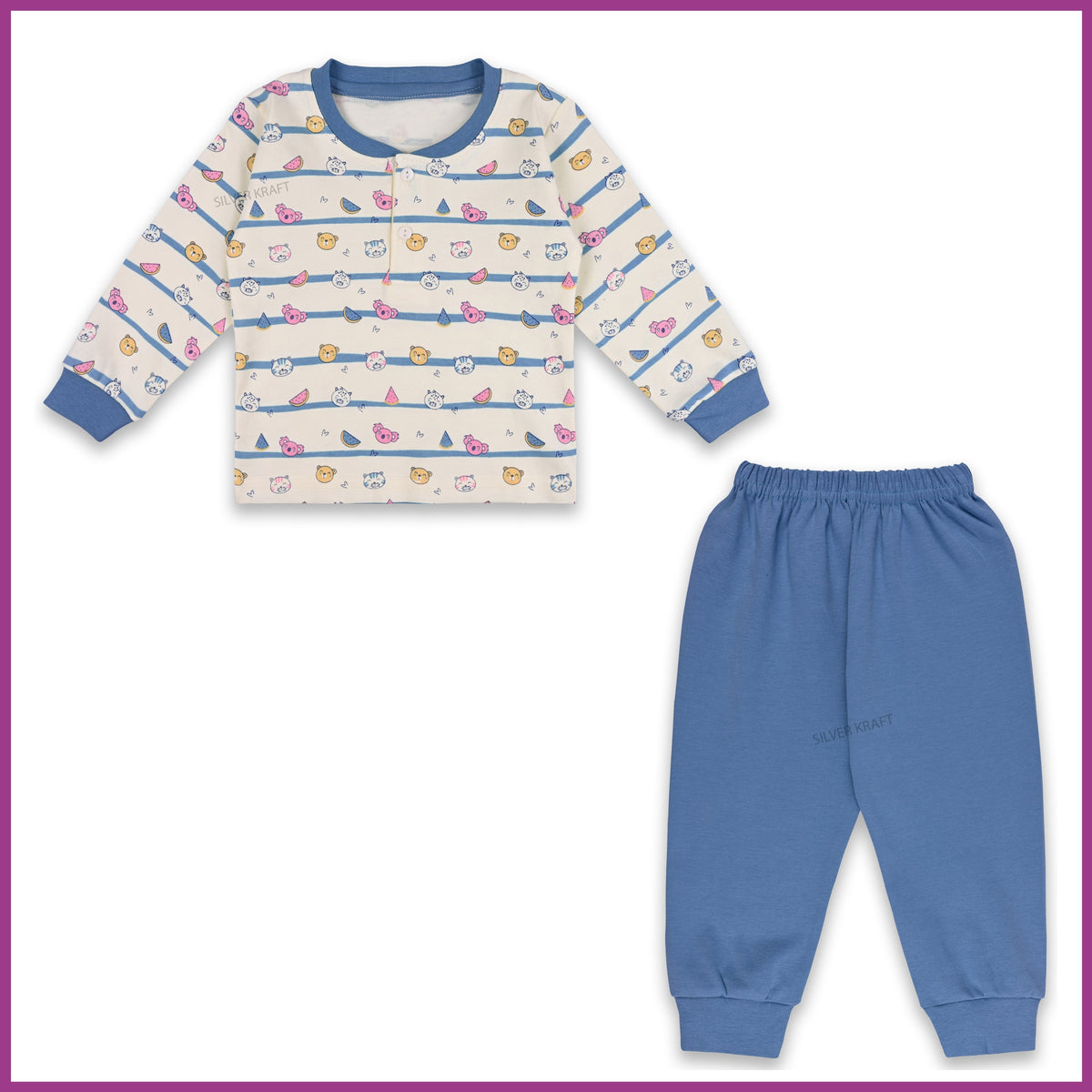 Infants cotton T-shirt and lounge pant - Wish Karo - photo 3