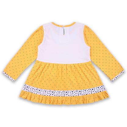 Girls Summer Polka Dot & Applique Top and Pant Set
