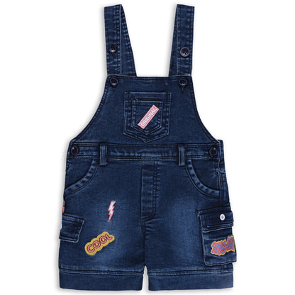 Baby Boys Striped T-Shirt and Shorts Dungaree Set - Wish Karo - photo 4