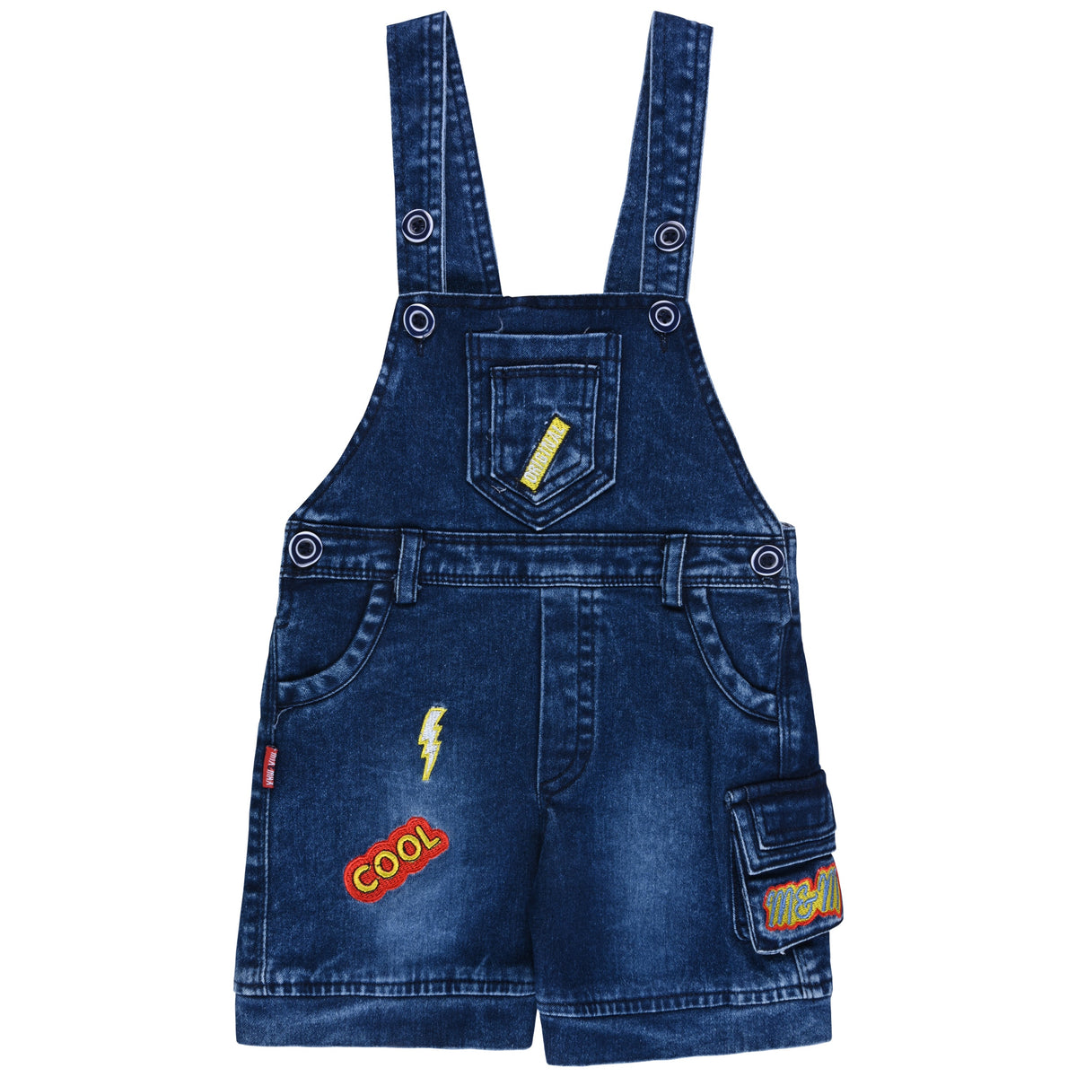 Baby Boys Striped T-Shirt and Shorts Dungaree Set - Wish Karo - photo 7