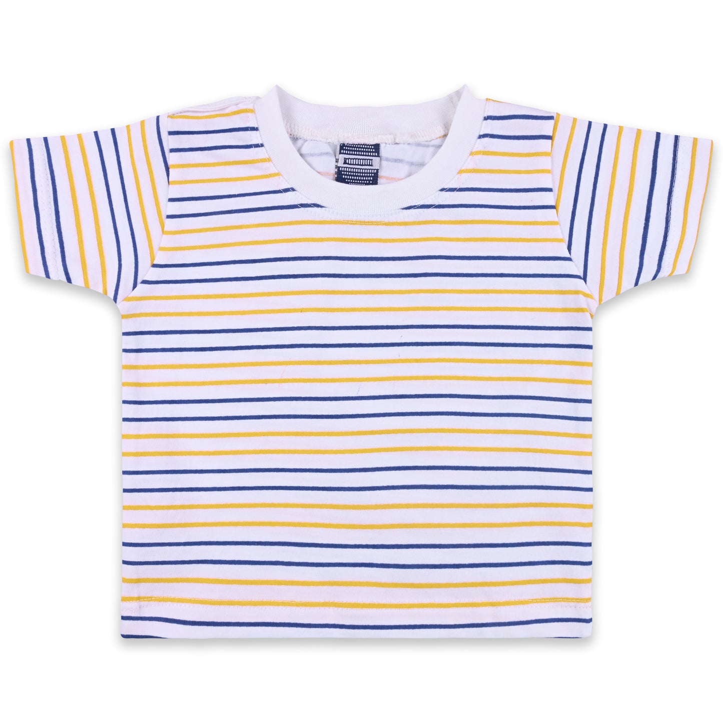 Baby Boys Striped T-Shirt and Shorts Dungaree Set