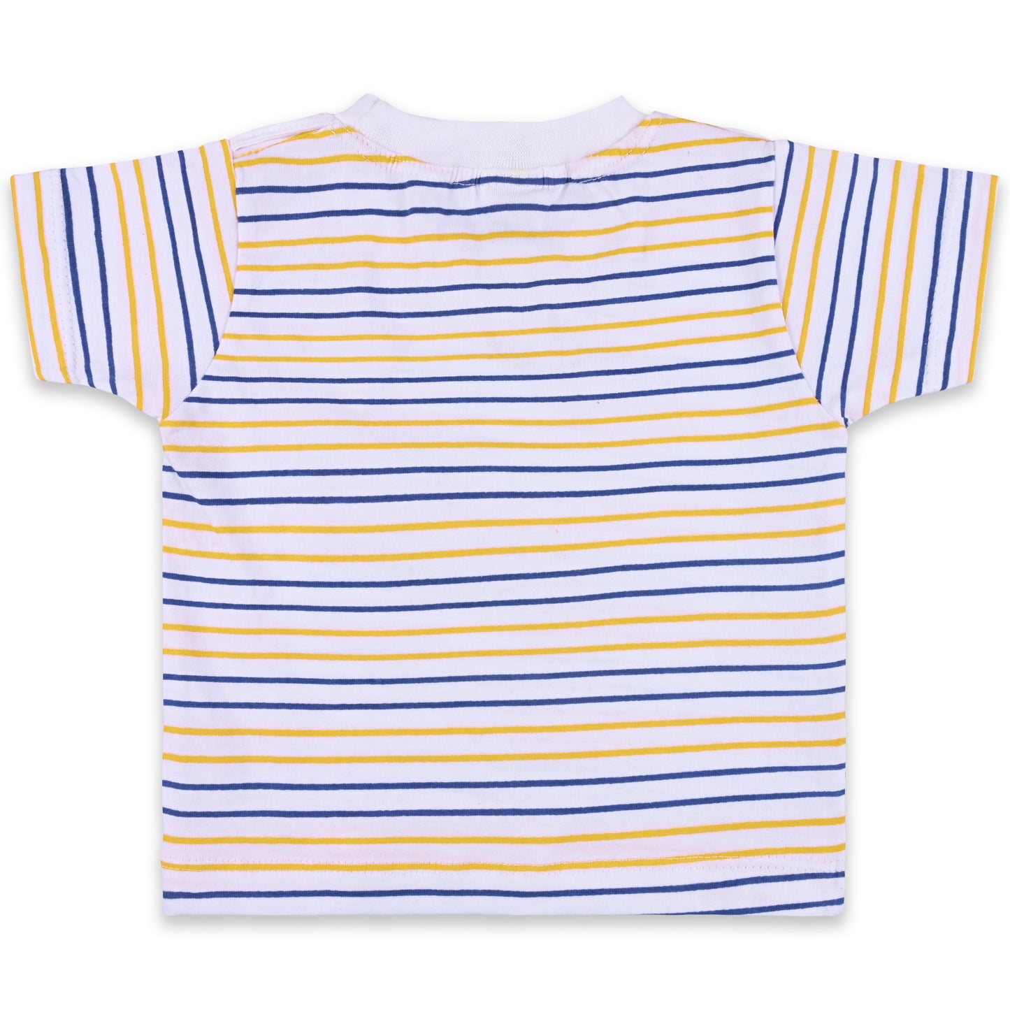 Baby Boys Striped T-Shirt and Shorts Dungaree Set