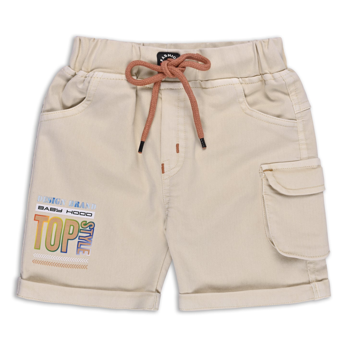 Boys Printed Cotton T-shirt and Shorts Casual Set btp840