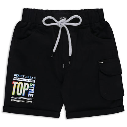 Boys Printed Cotton T-shirt and Shorts Casual Set btp840