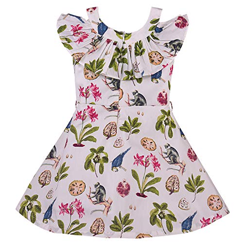 Baby Girls Frock Dress-bxa252w -  Party Wear - frocks Party Wear - baby dress