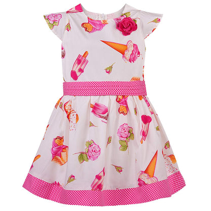 Baby Girls Dress Frock-bxa253pnk -  Party Wear - frocks Party Wear - baby dress
