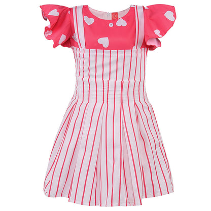 Baby Girls Dress Frock-bxa254pnk -  Party Wear - frocks Party Wear - baby dress