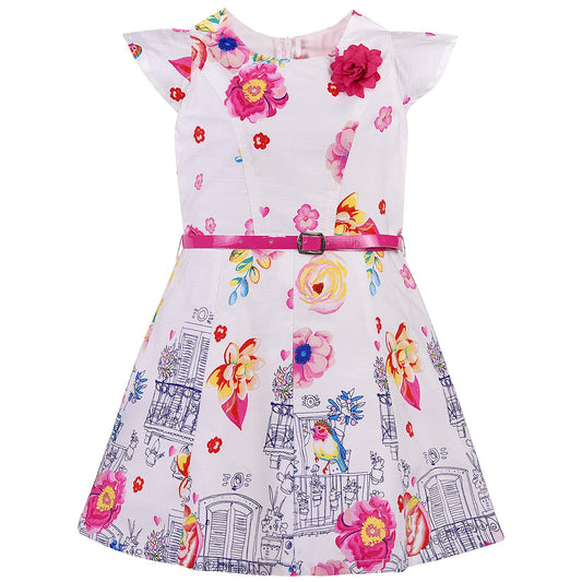 Baby Girls Dress Frock-bxa255pnk -  Party Wear - frocks Party Wear - baby dress