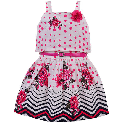 Baby Girls Cotton Frock Dress for Girls-bxa259pnk -  Party Wear - frocks Party Wear - baby dress