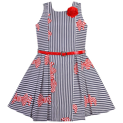 Baby Girls Cotton Frock Dress for Girls-bxa260rd -  Party Wear - frocks Party Wear - baby dress