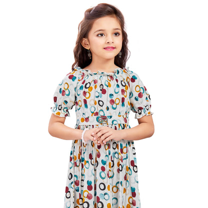 Girls Fit and Flare Dress