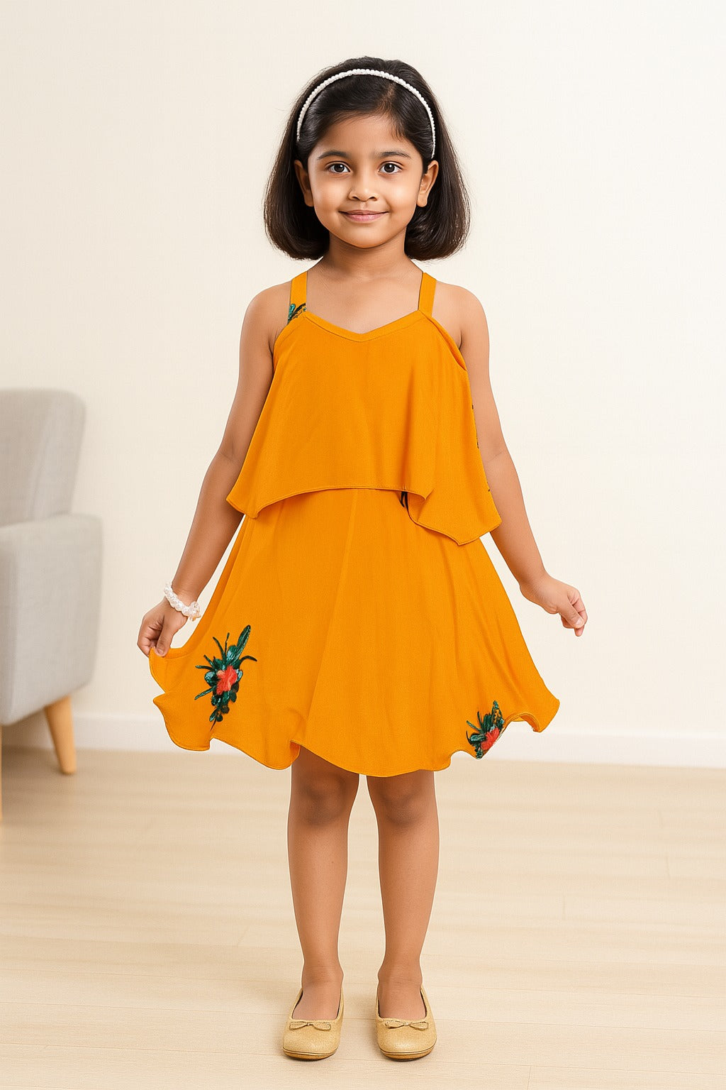 Baby Girls Casual Dress Wholesale Price | Casual Kidswear Bulk Supplier