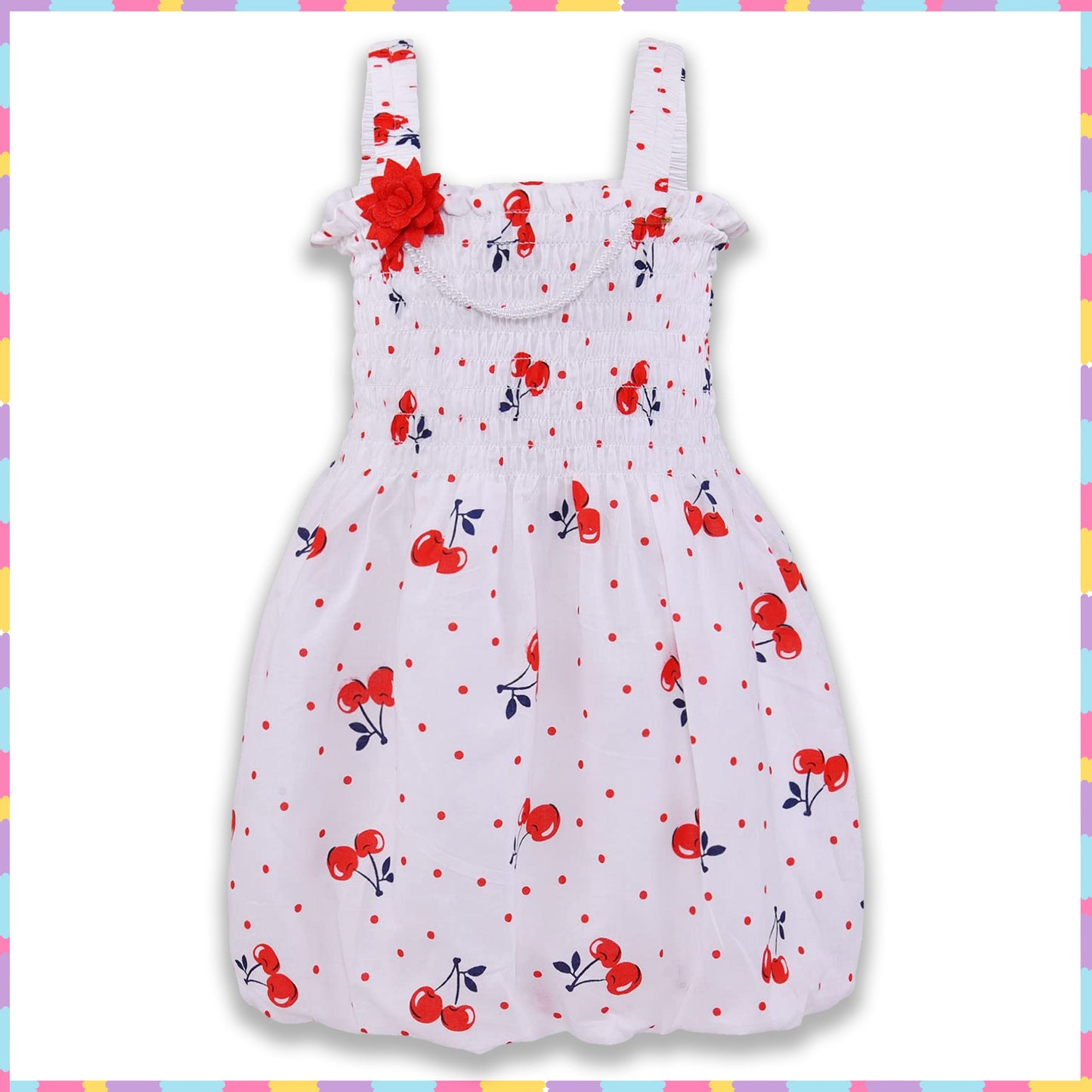 Baby Girls Frocks Dress-(csl285rd)
