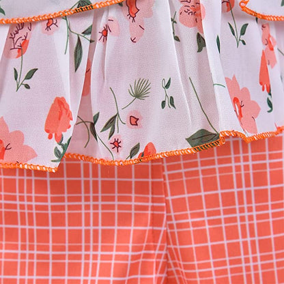 Baby Girls Top and Shorts Dress for Girls-(csl289org)