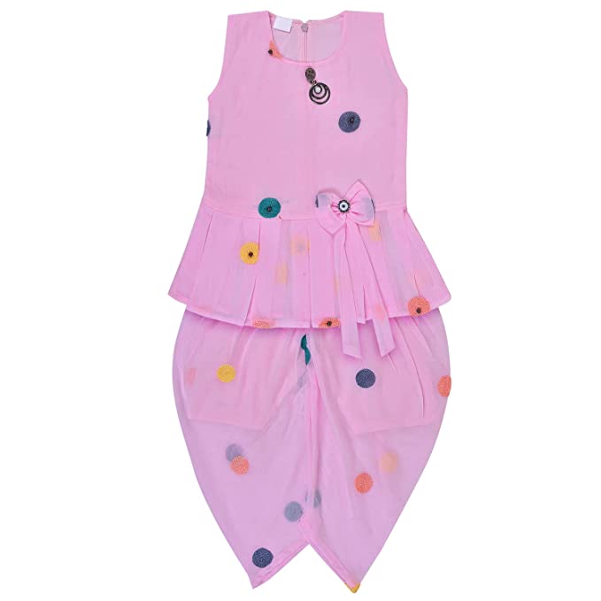 Baby Girls Top and Dhoti Pant Dress For Girls