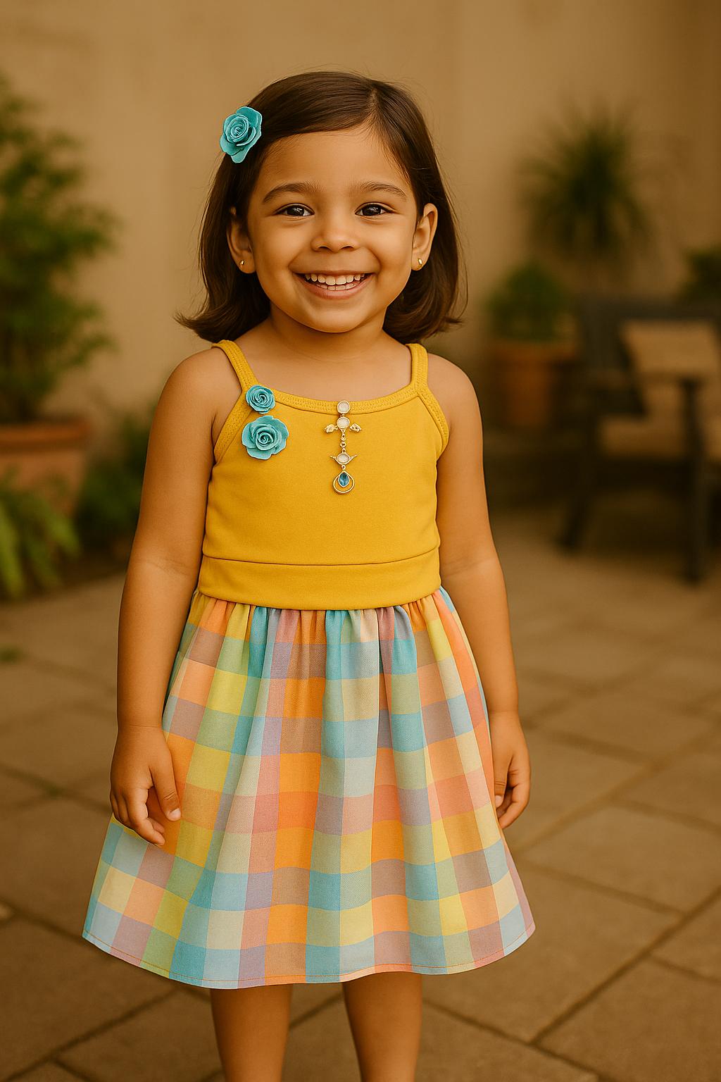 Baby Girls Top and Skirt Dress For Girls-(csl307y)