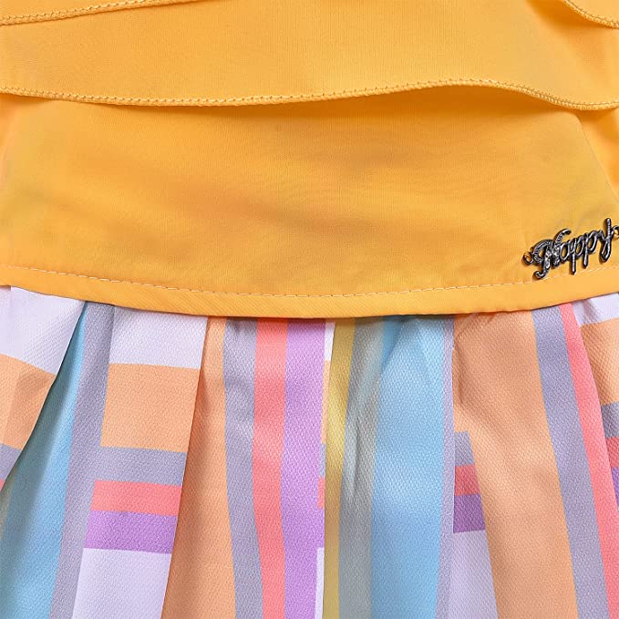 Baby Girls Top and Skirt Dress For Girls-(csl307y)