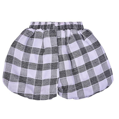 Baby Girls Top and Shorts Dress For Girls-(csl319blk)