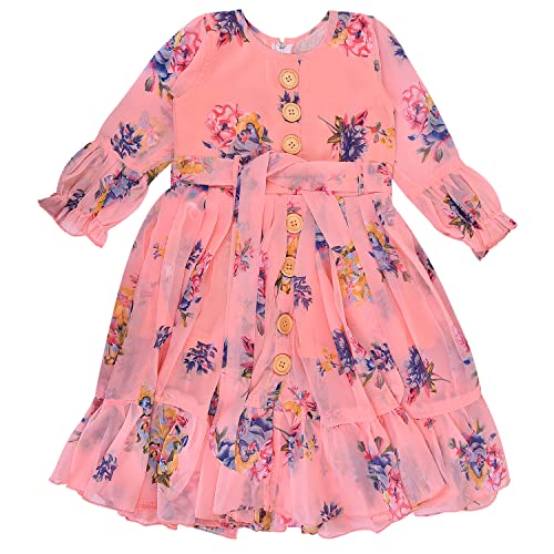 Baby Girls Top and Pant Dress For Girls-(csl327pnk)